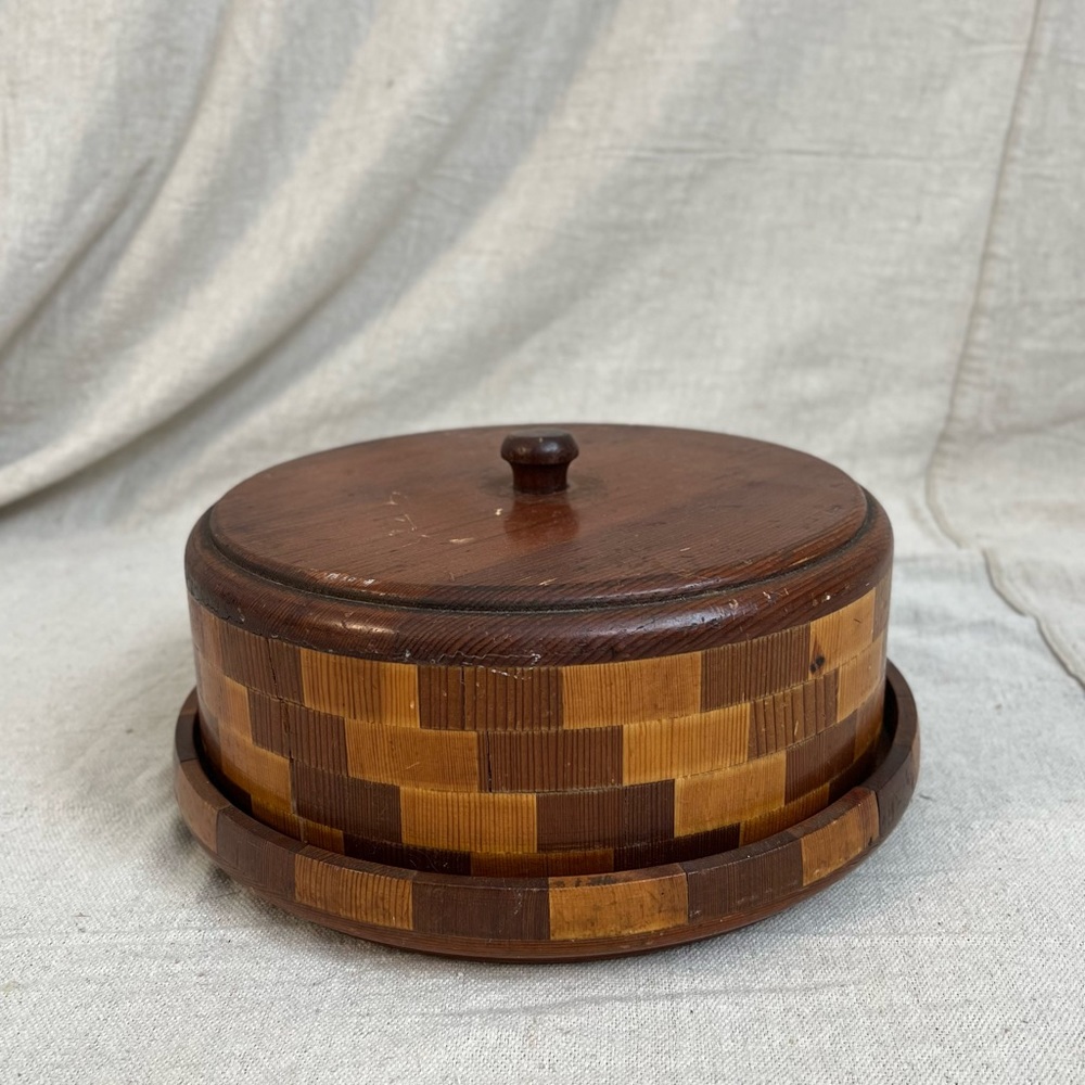 Vintage Wooden Cake Stand